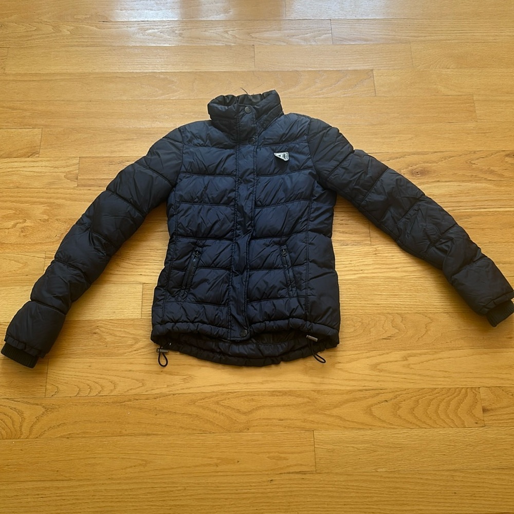 Navy, American Eagle, XS puffer jacket